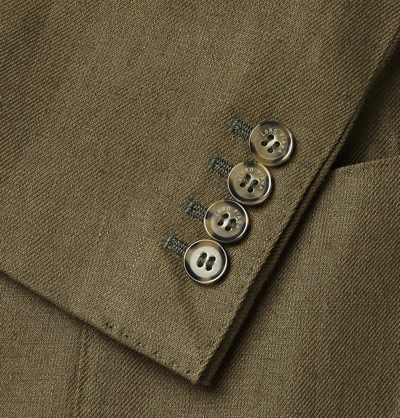 Army-Green Slim-Fit Unstructured Linen Blazer - 13