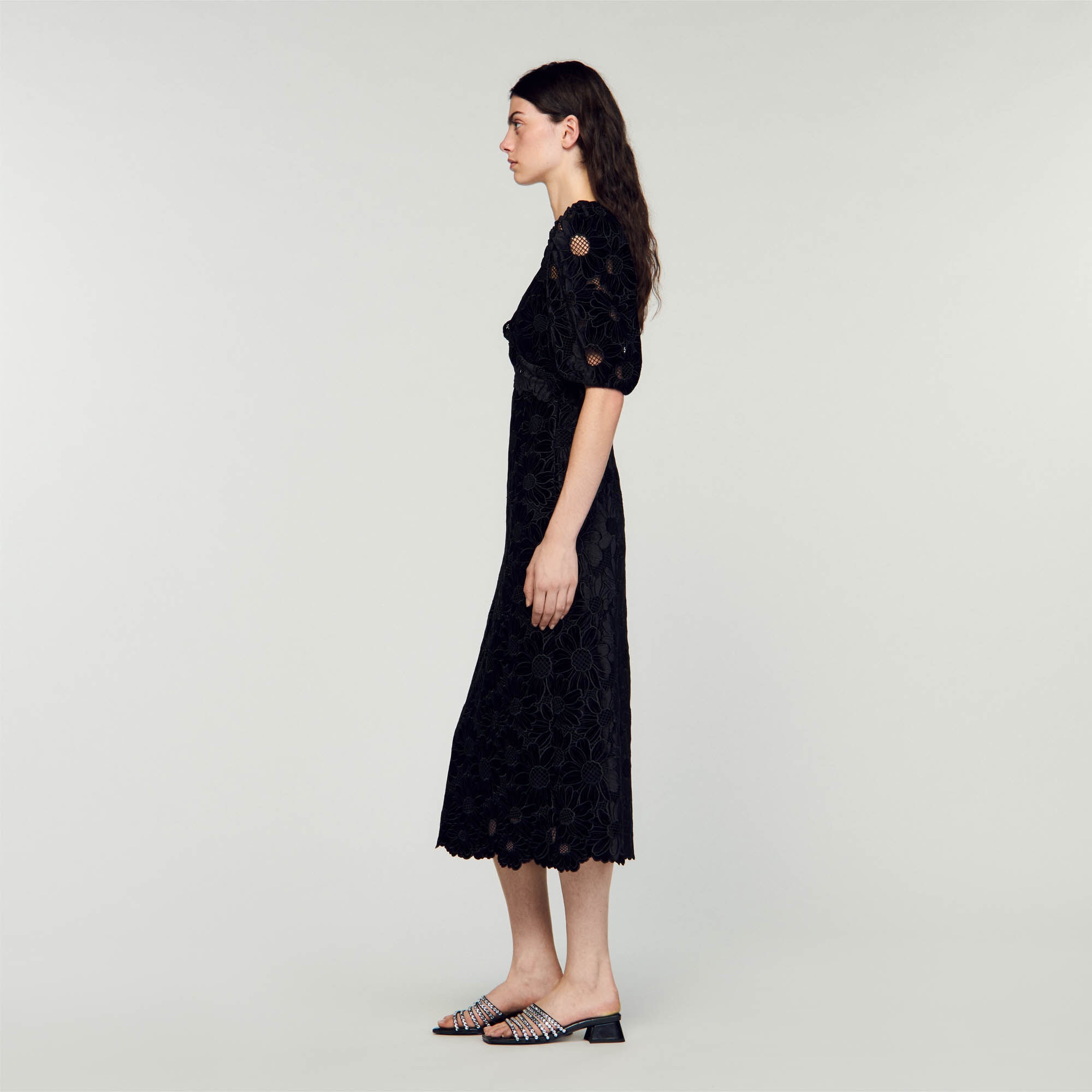 VELVET MAXI DRESS - 7