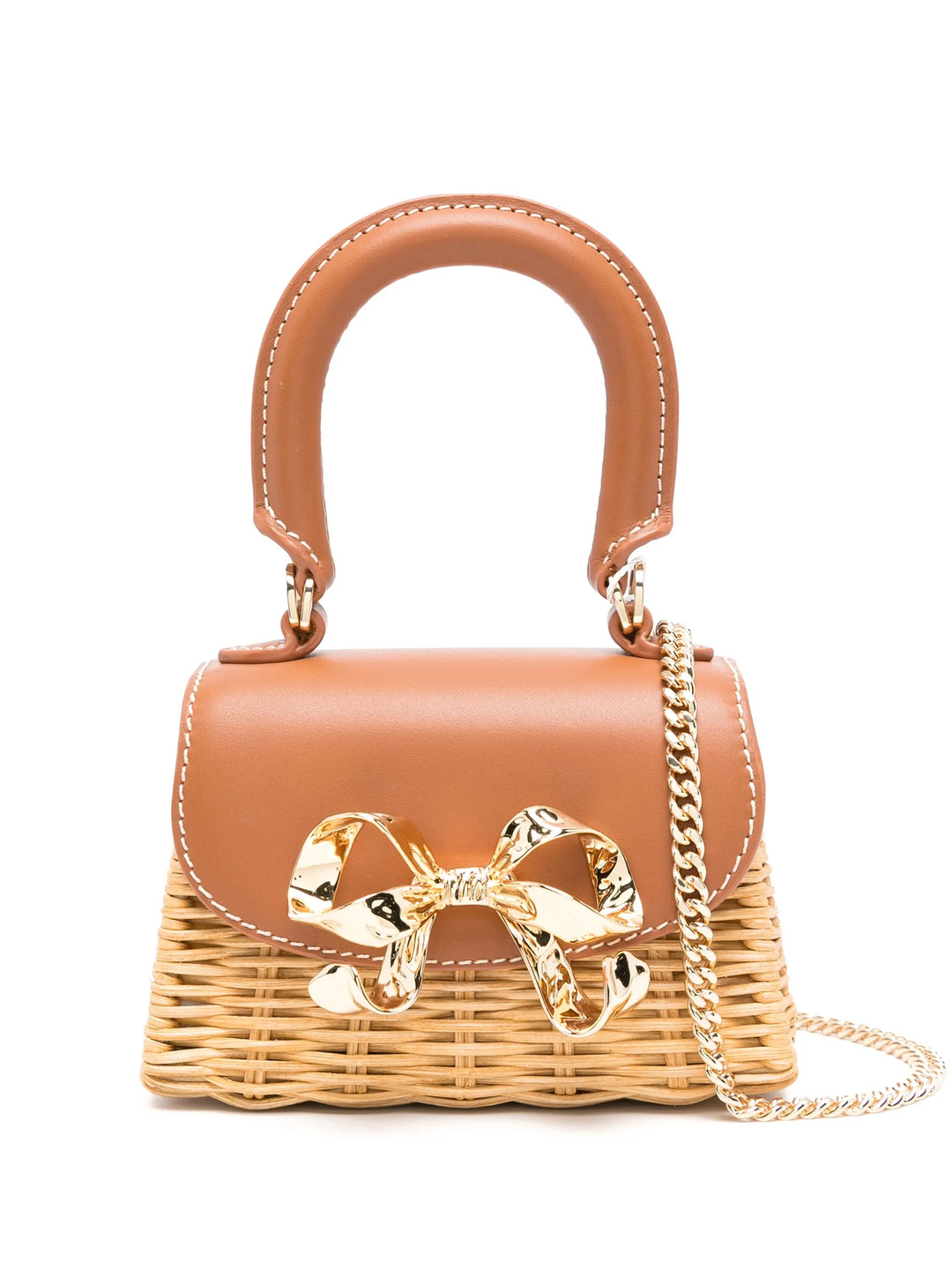 Rattan Micro Bow Bag - 1