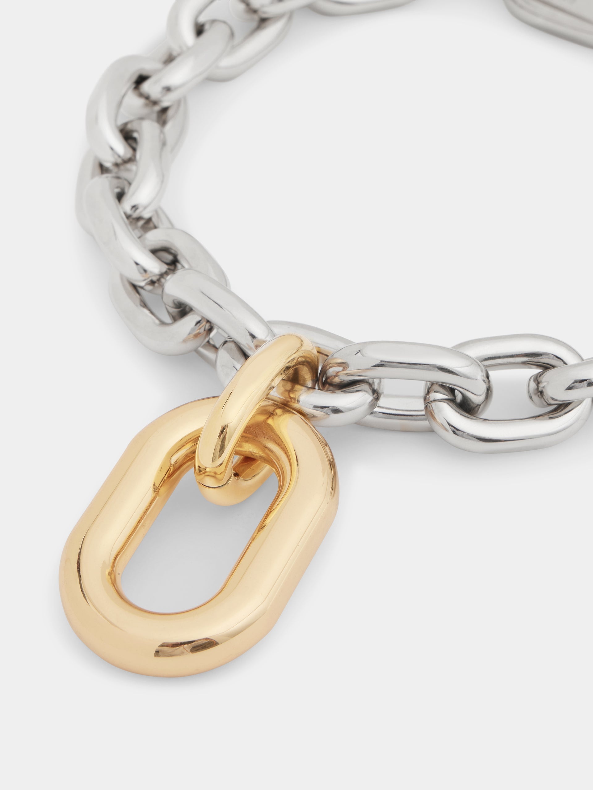 Rabanne 24PSS0433PLX128P040 関税送料込 rabanne SILVER/GOLD XL LINK NECKLACE | REVERSIBLE