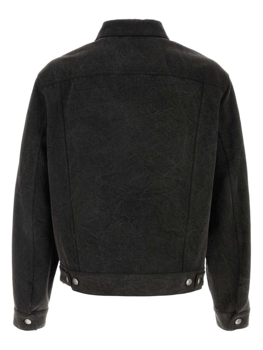 logo-plaque denim jacket - 2