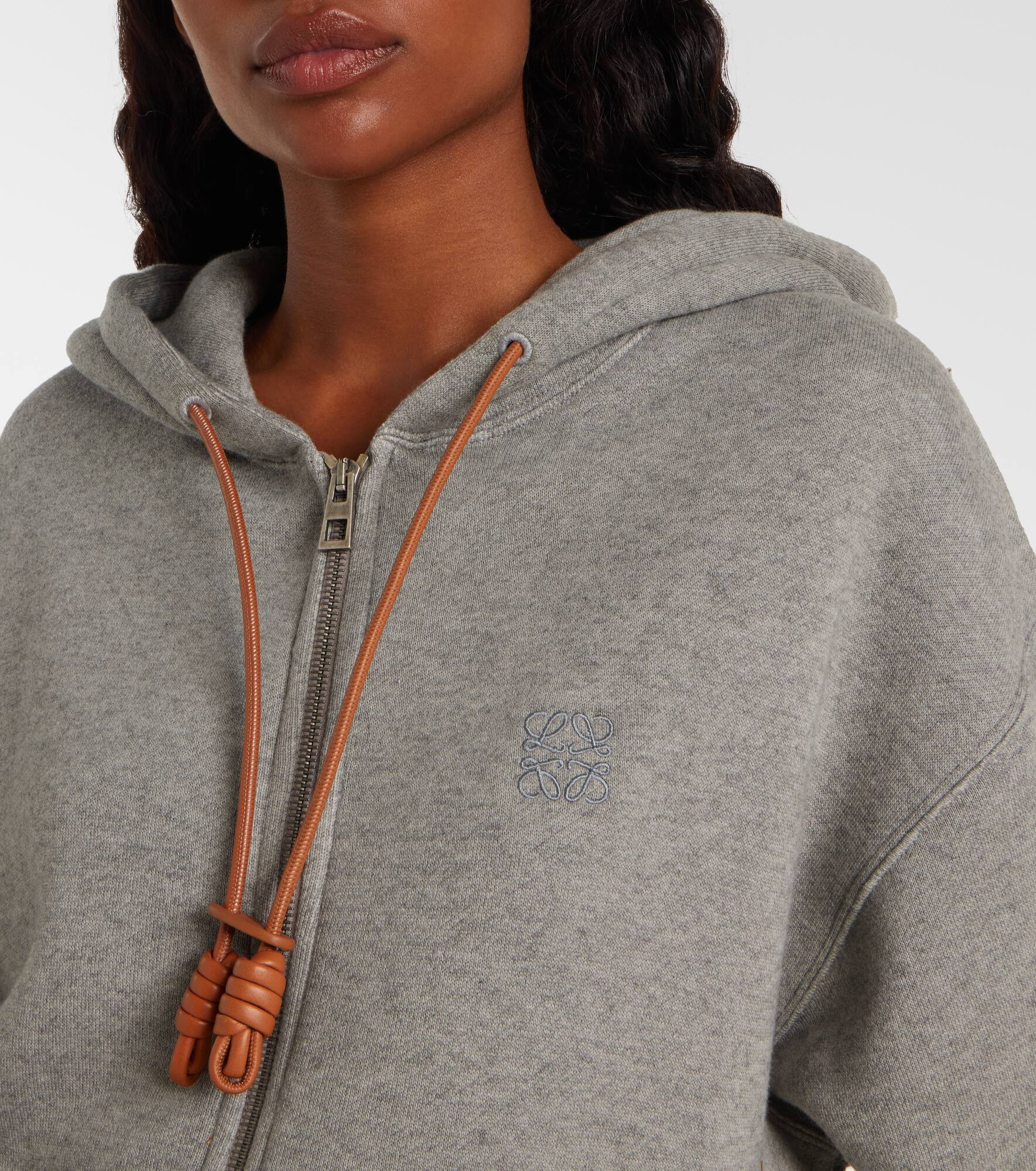 Flamenco cotton and cashmere hoodie - 4