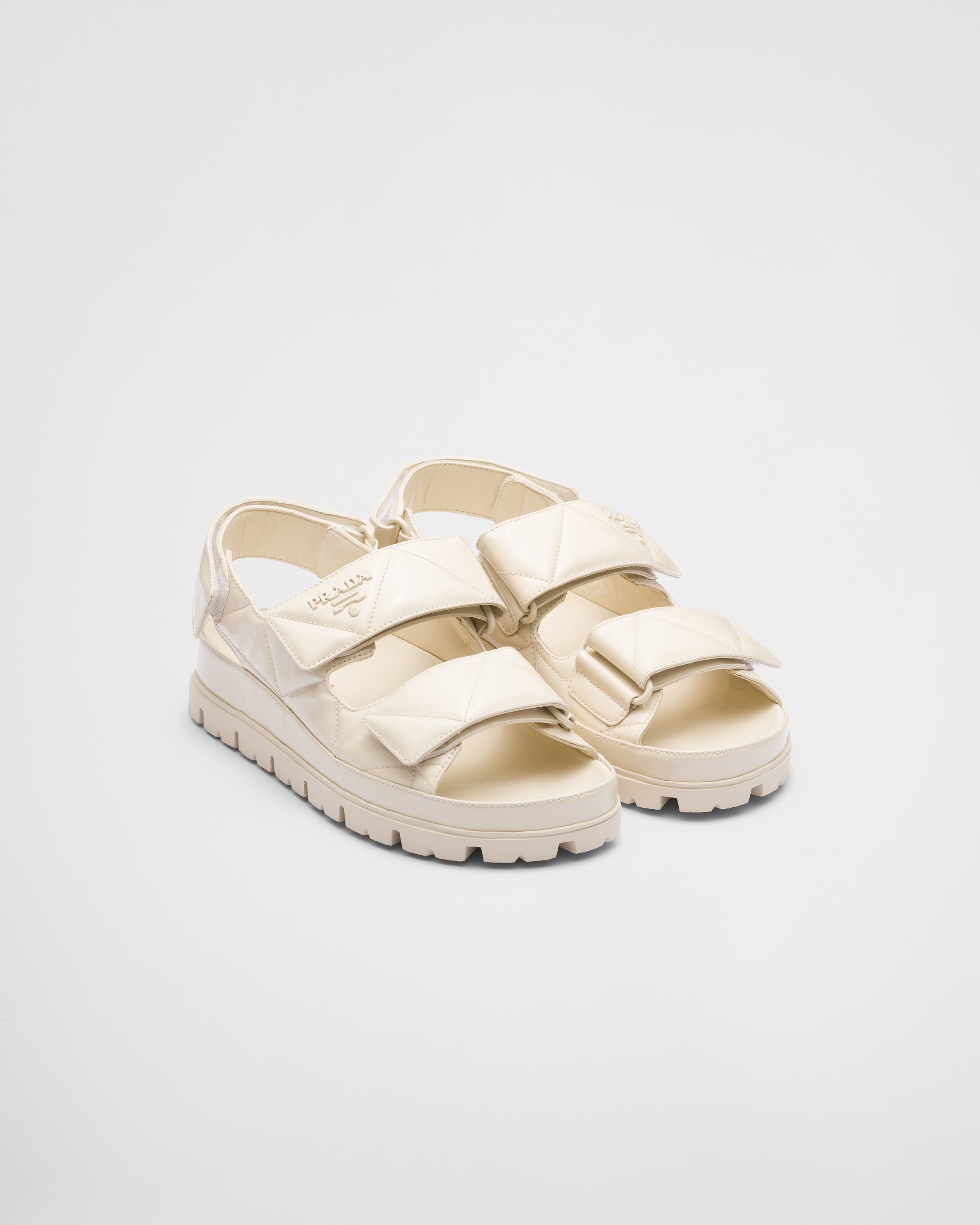 Patent leather sandals - 1
