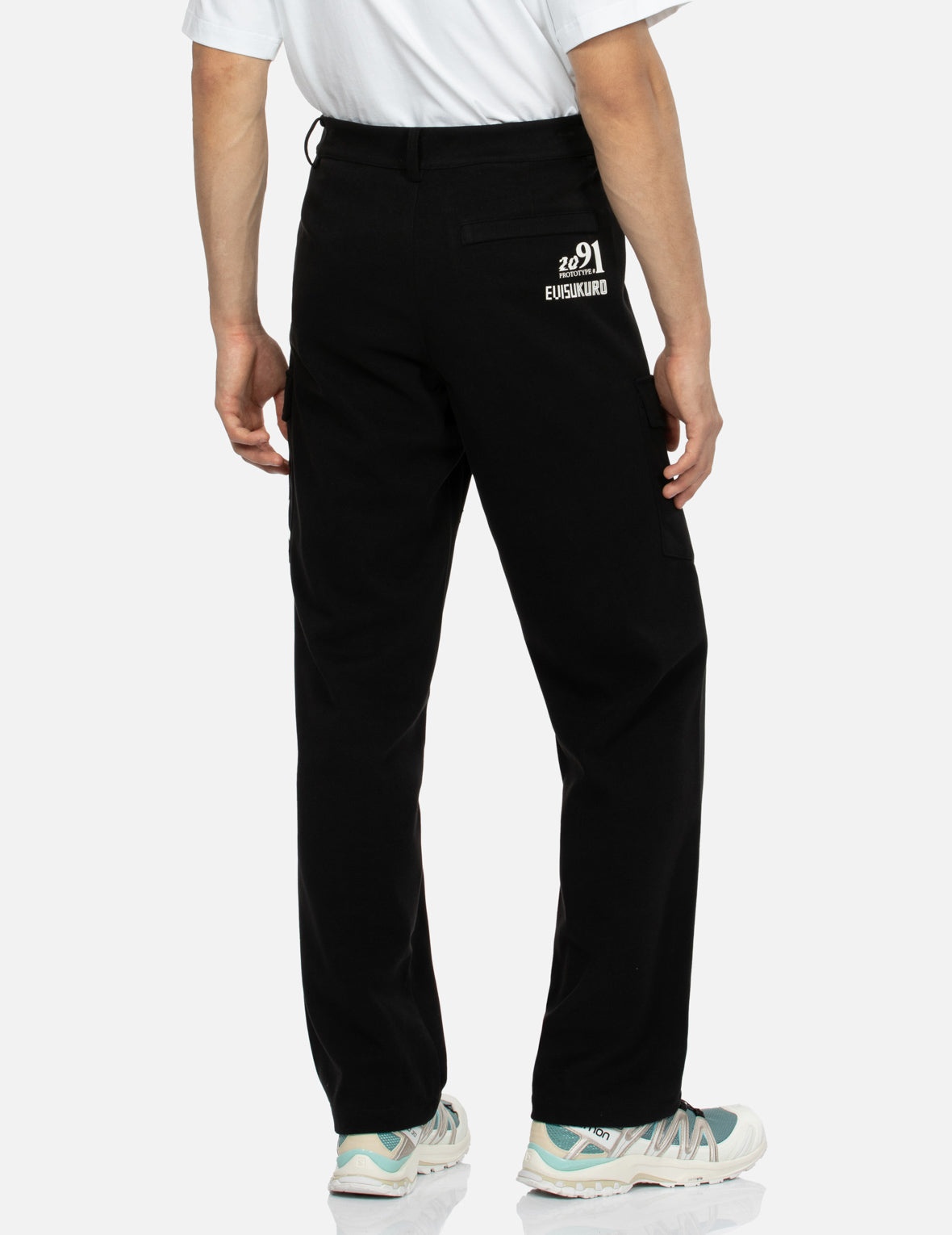 Logo and Seagull Print  Regular Fit Pants - 8