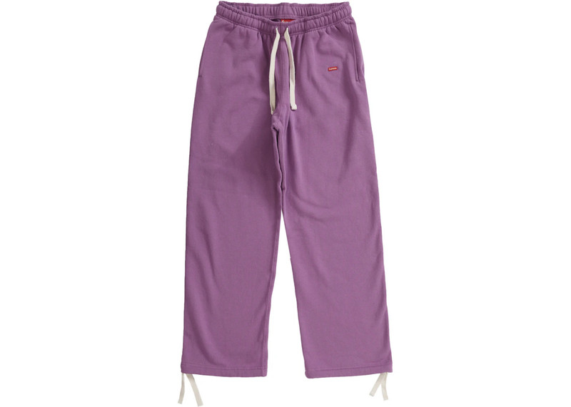Supreme Supreme Small Box Drawcord Sweatpant Purple outlook