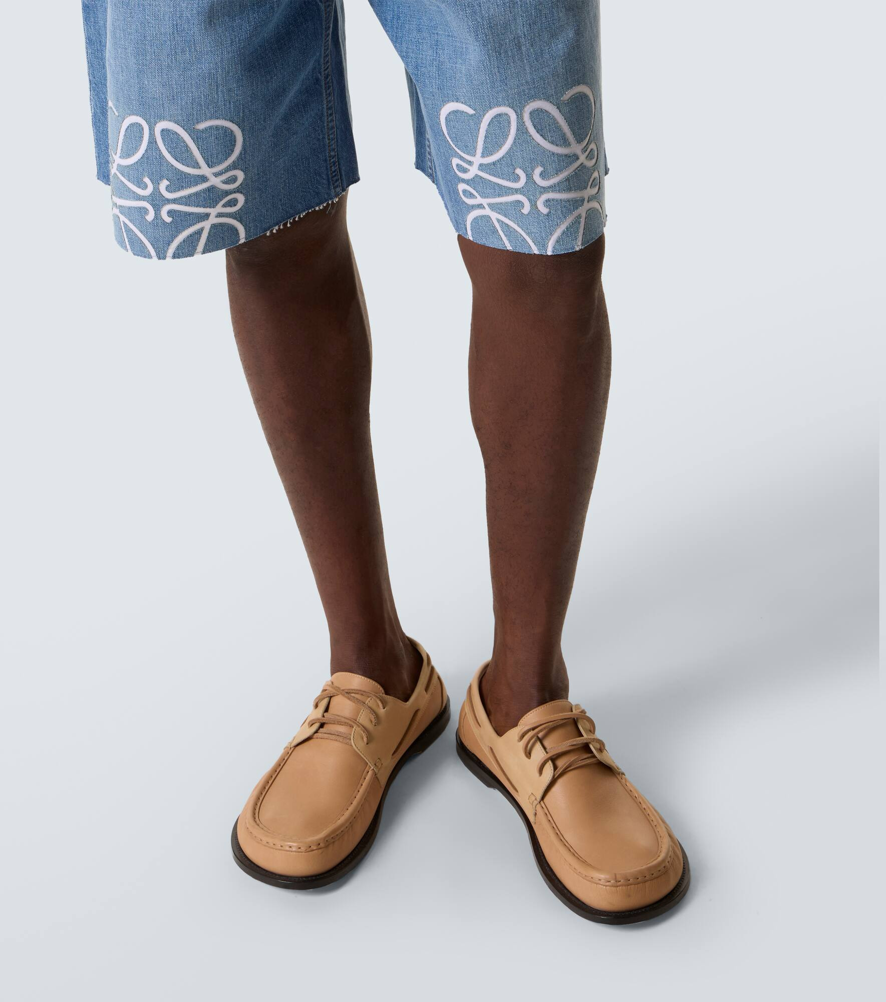 Anagram denim shorts - 6