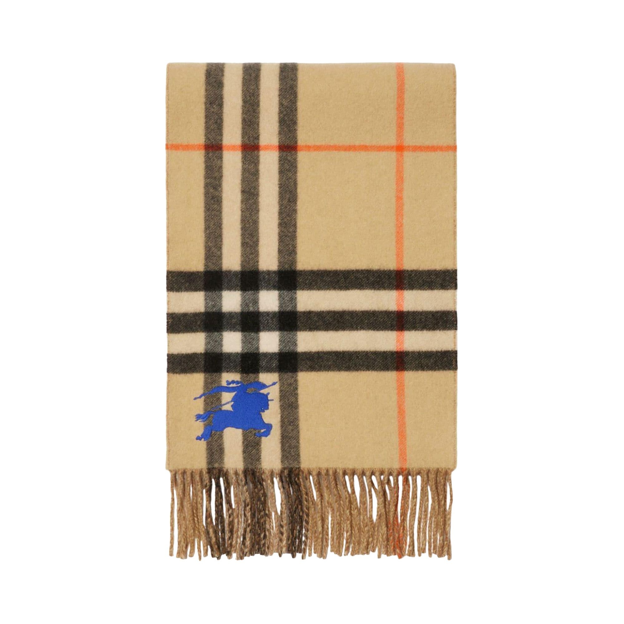 Burberry EKD Cashmere Reversible Scarf 'Sand' - 2
