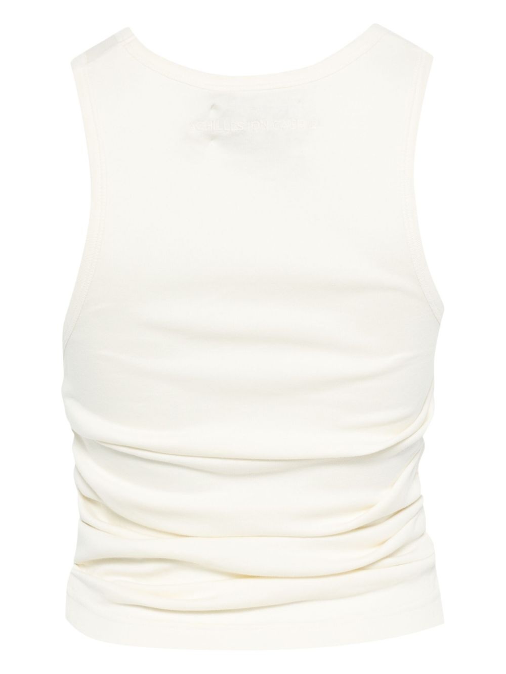 ruched tank top - 2