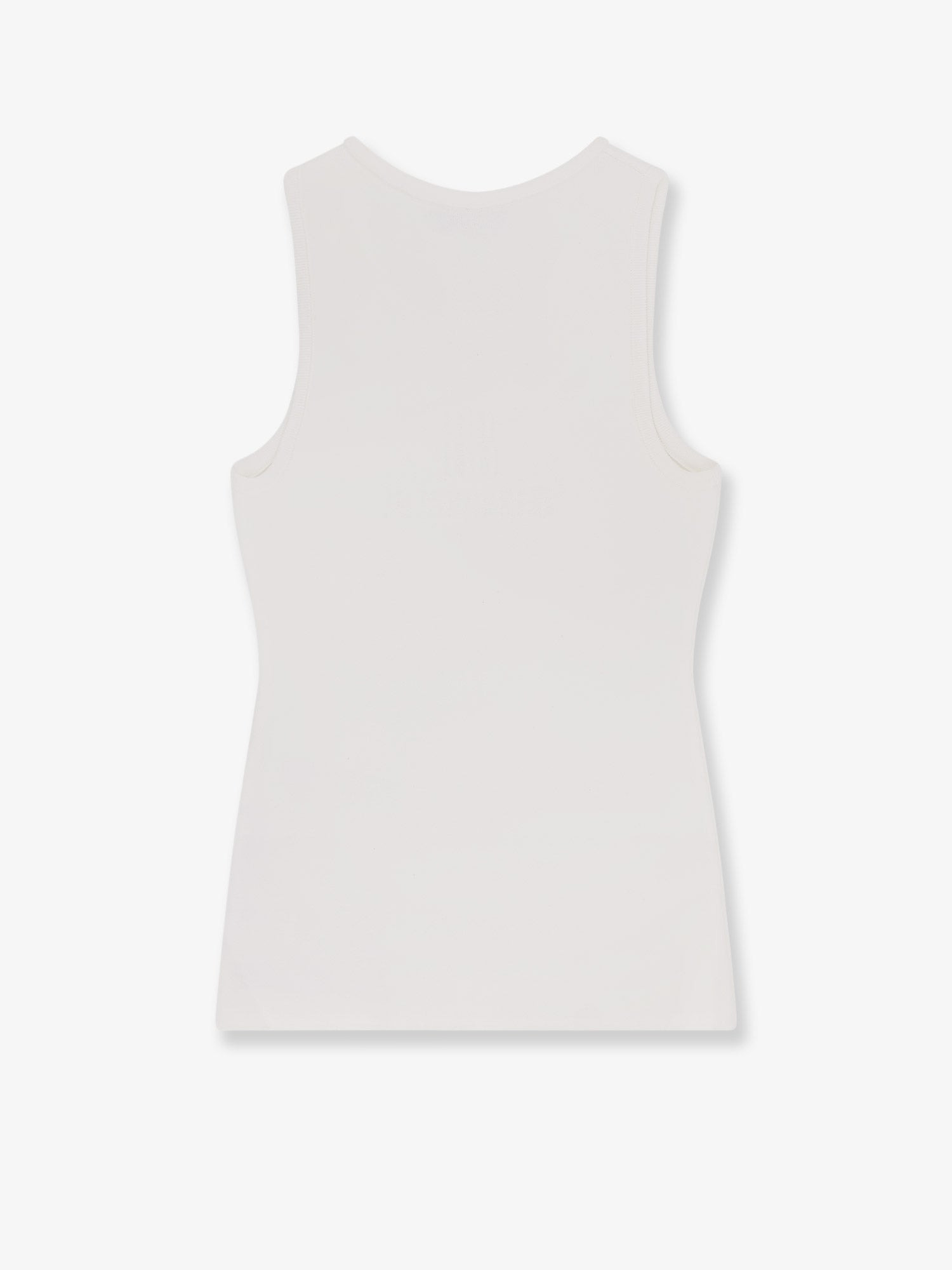 Ribbed Viscose Blend Tank Top - 2