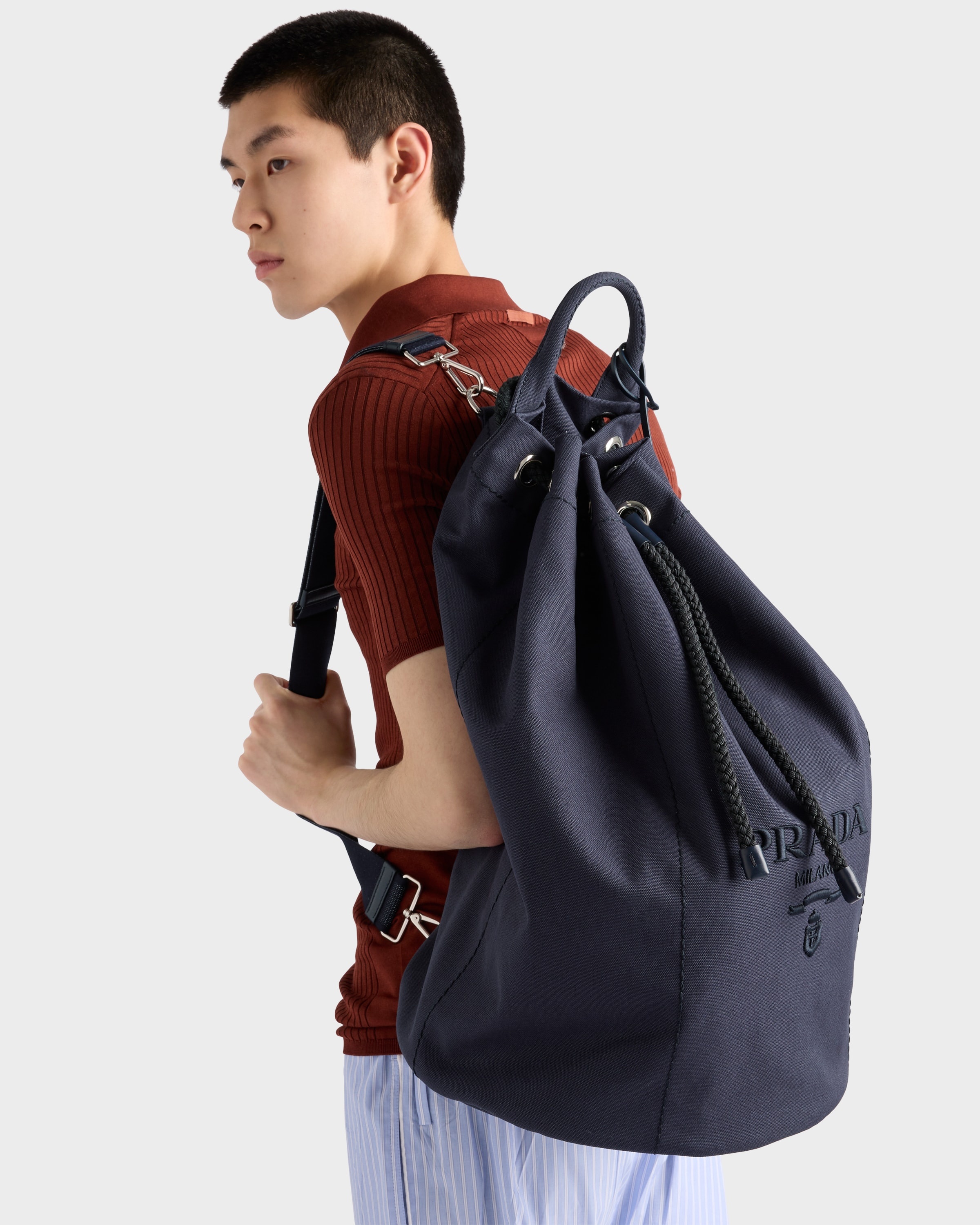 Canvas drawstring duffle bag - 9