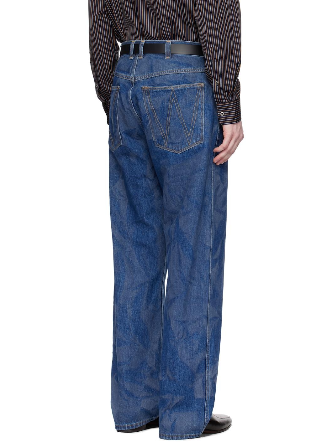 Blue Baggy Jeans - 3