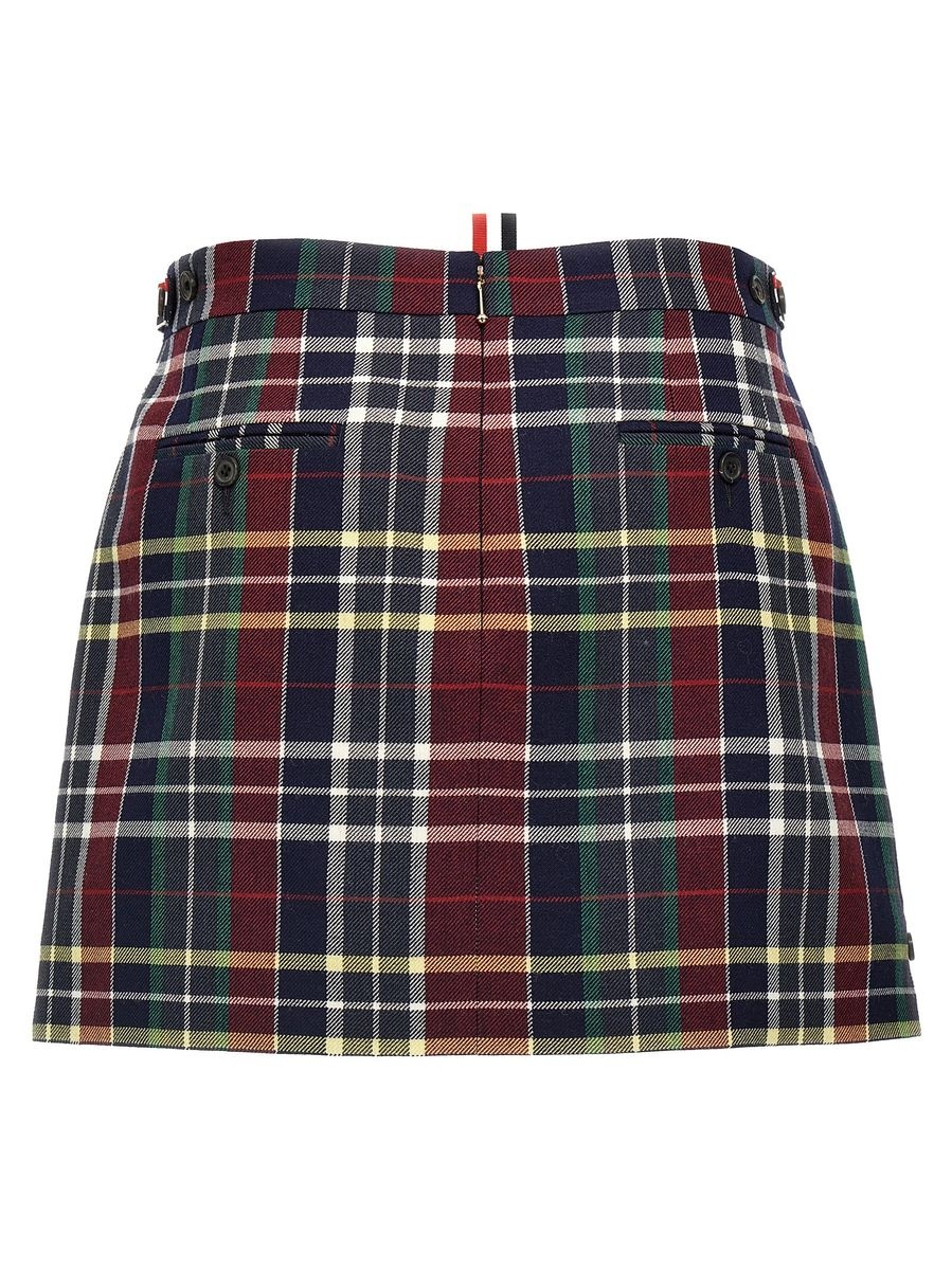 Thom Browne Tartan Twill Skirt - 2