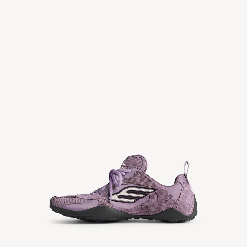 BALENCIAGA Women's Monday Ultra Sneaker in Lilac/white/black outlook
