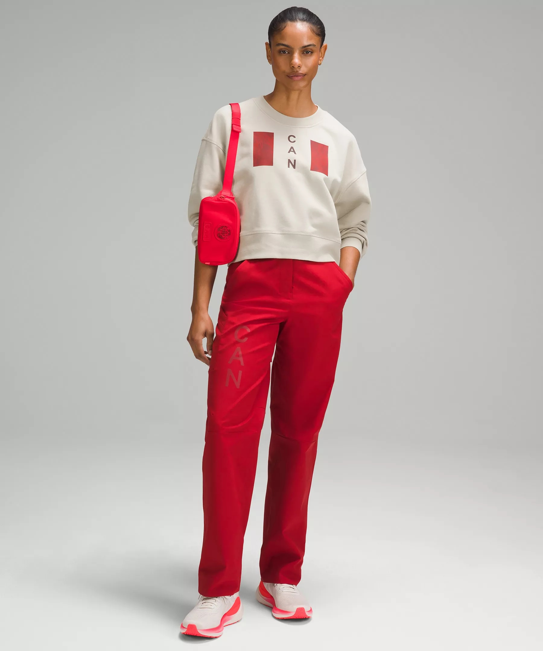 Team Canada Perfectly Oversized Cropped Crew *CPC Logo - 2