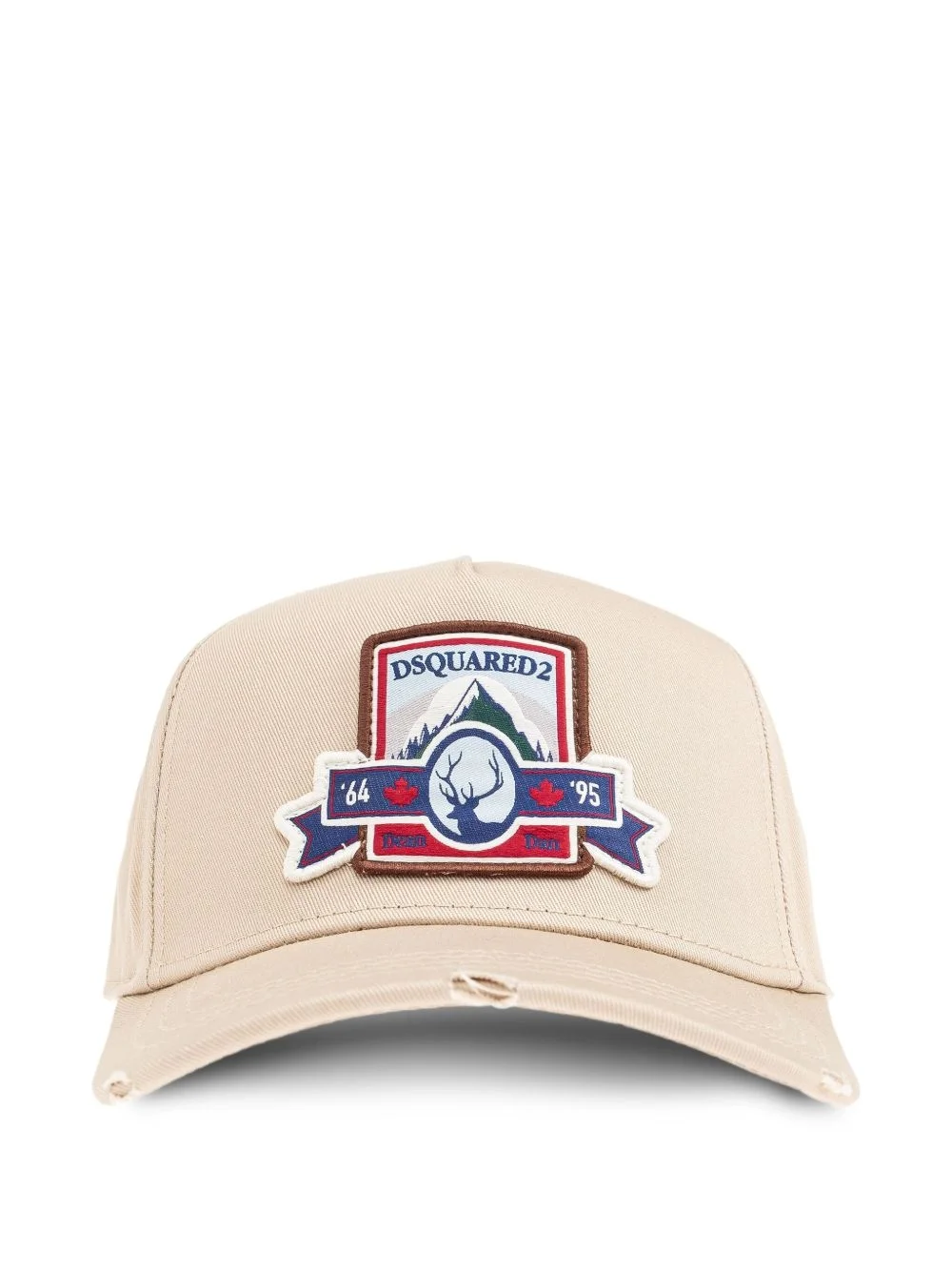 embroidered cap - 1