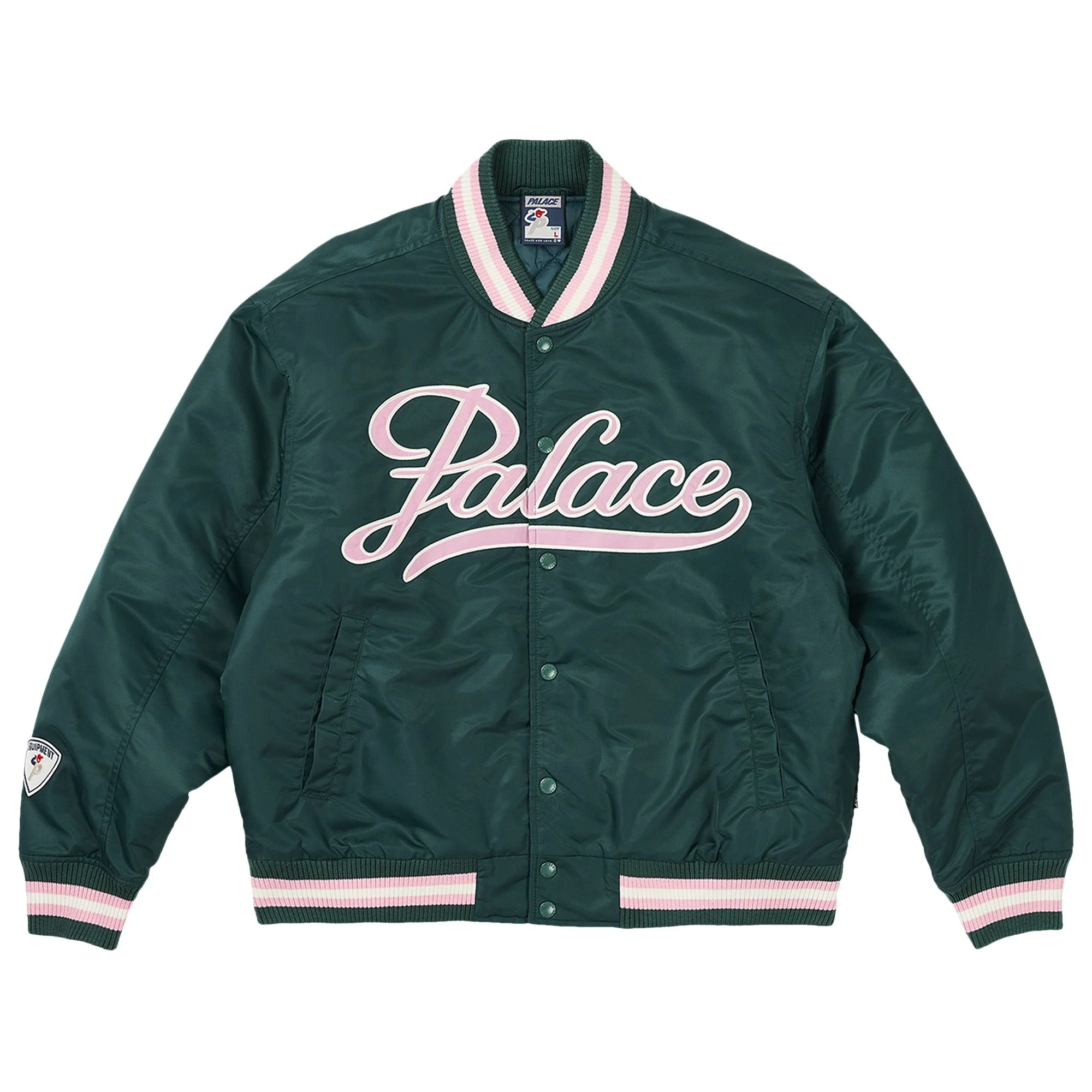 Palace Satin The Arena Jacket 'Green' - 1
