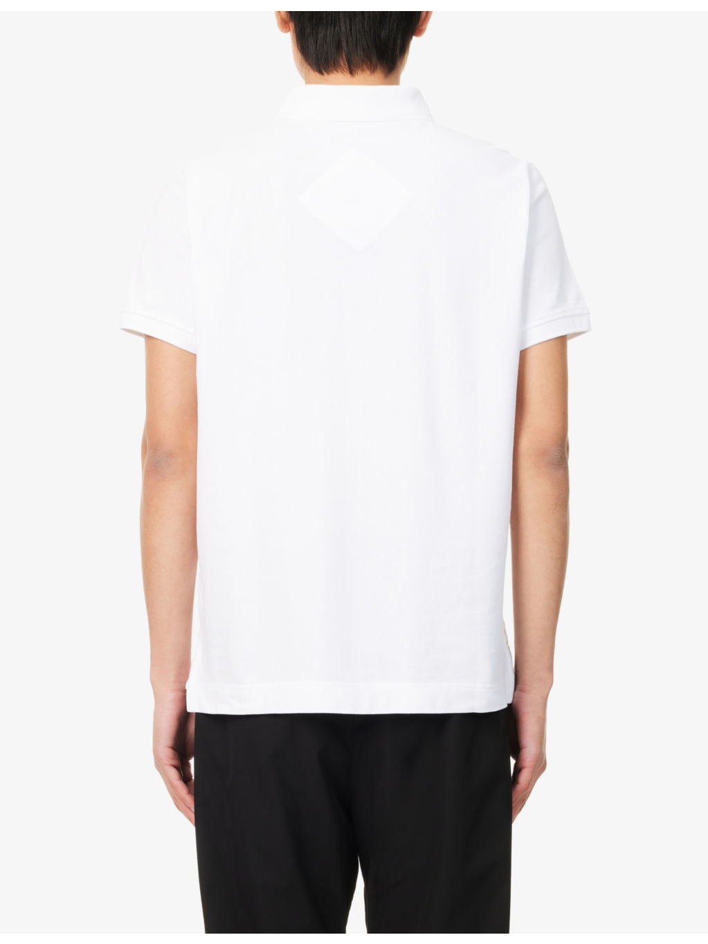 Beckley logo-patch cotton polo shirt - 4
