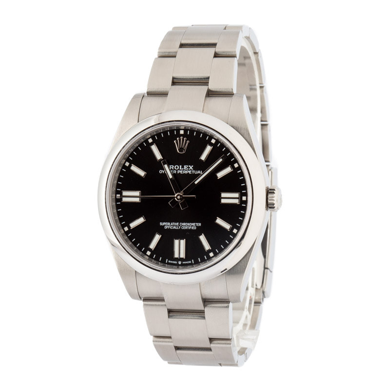 Rolex Oyster Perpetual 124300 Black Index Dial - 2