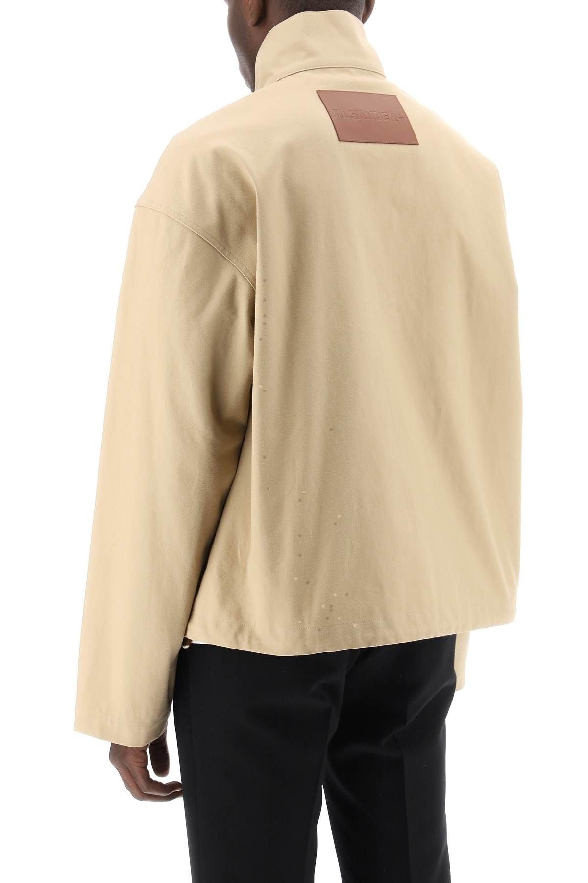 BOXY HIGH-NECK JACKET - 4