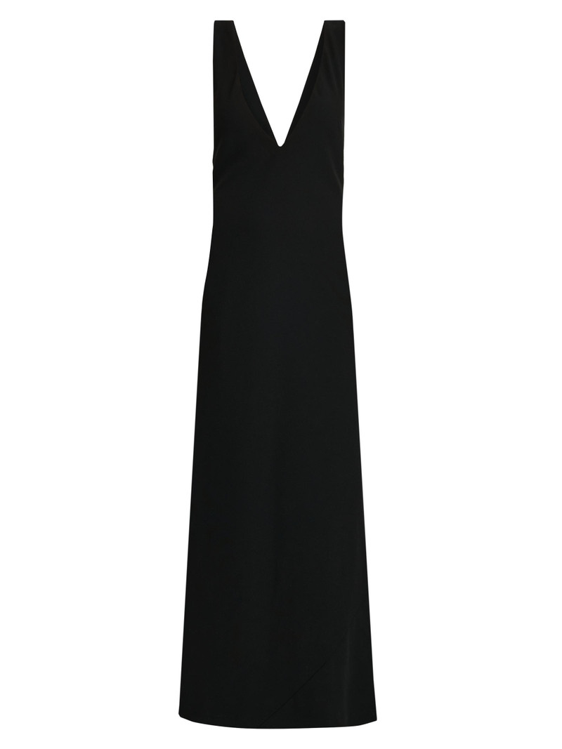 Women's Rhinestone Chains Stretch-Crepe Gown - Black 1