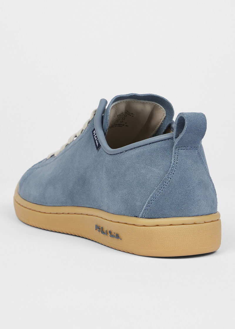 Paul Smith Light Blue Suede 'Miyata' Trainers outlook