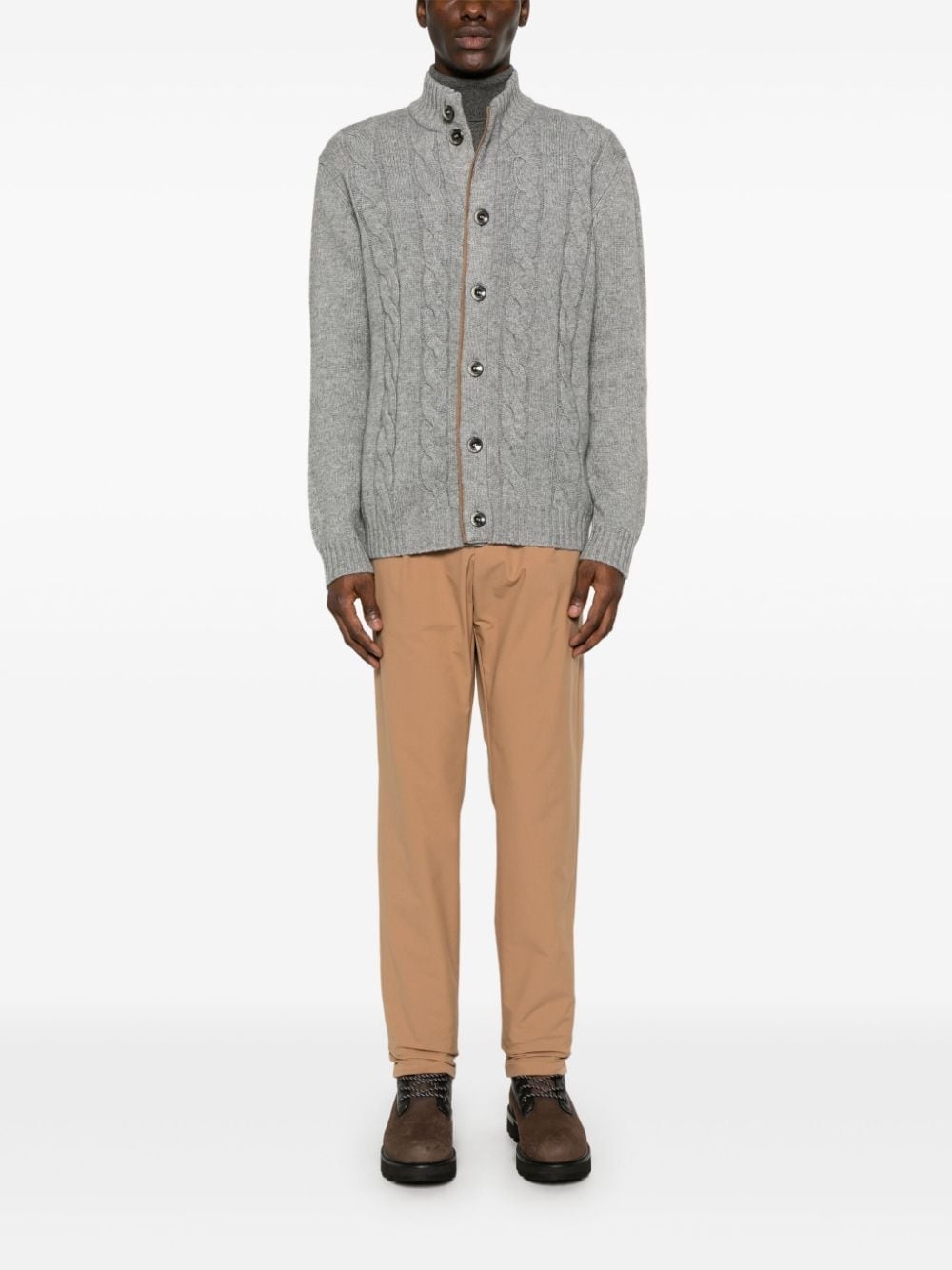 cable-knit cardigan - 2