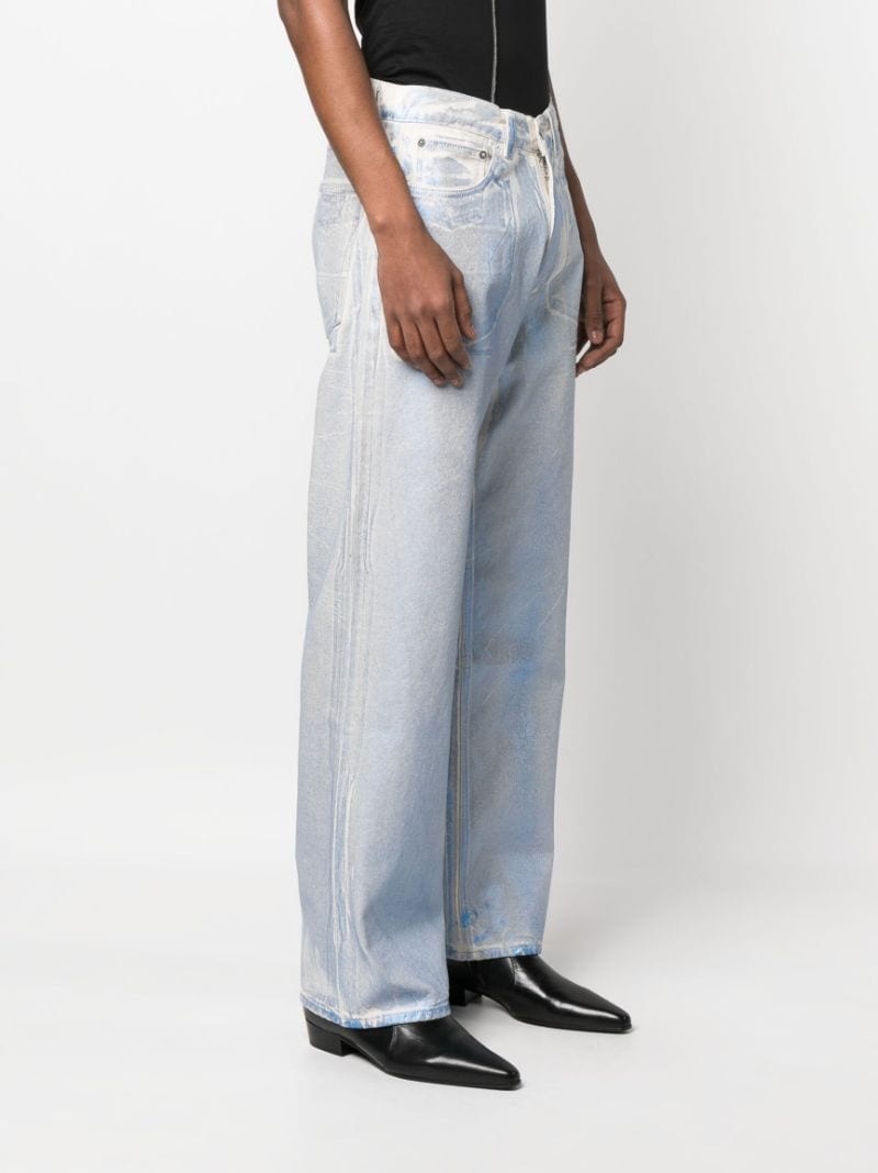Third Cut iridescent foil jeans - 3