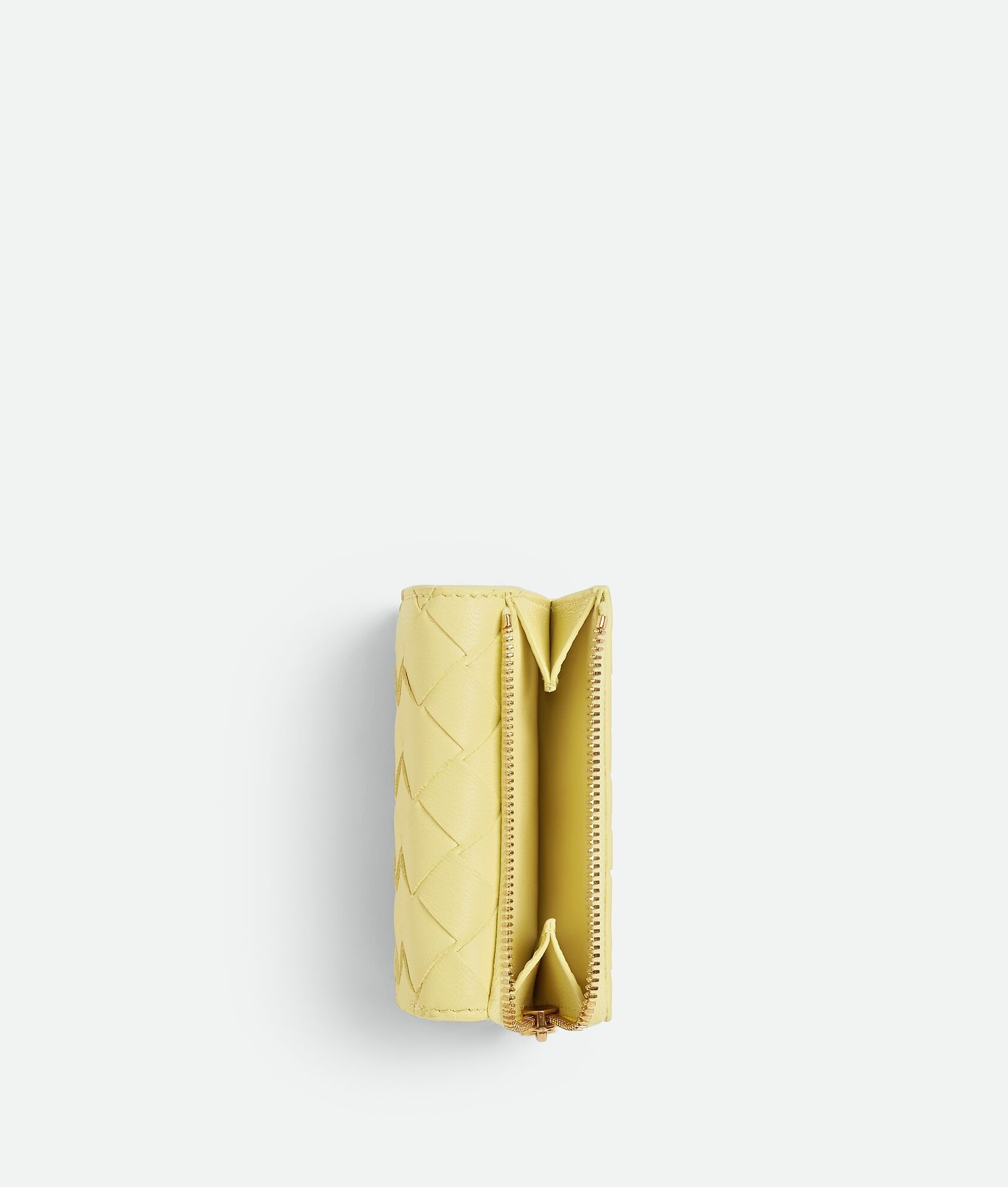 Intrecciato Tiny Tri-Fold Zip Wallet - 3