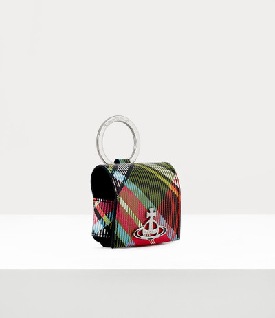 Vivienne Westwood DERBY LARGE ROUNDED AIRPOD PRO CASE TARTAN outlook