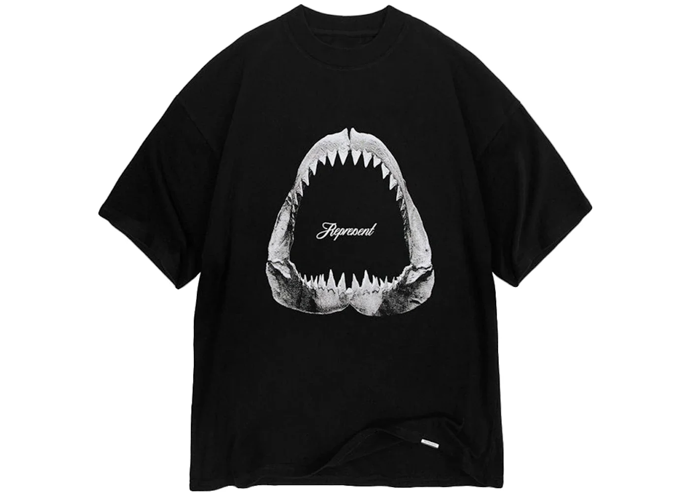 Represent Shark Jaws T-shirt Off Black - 1