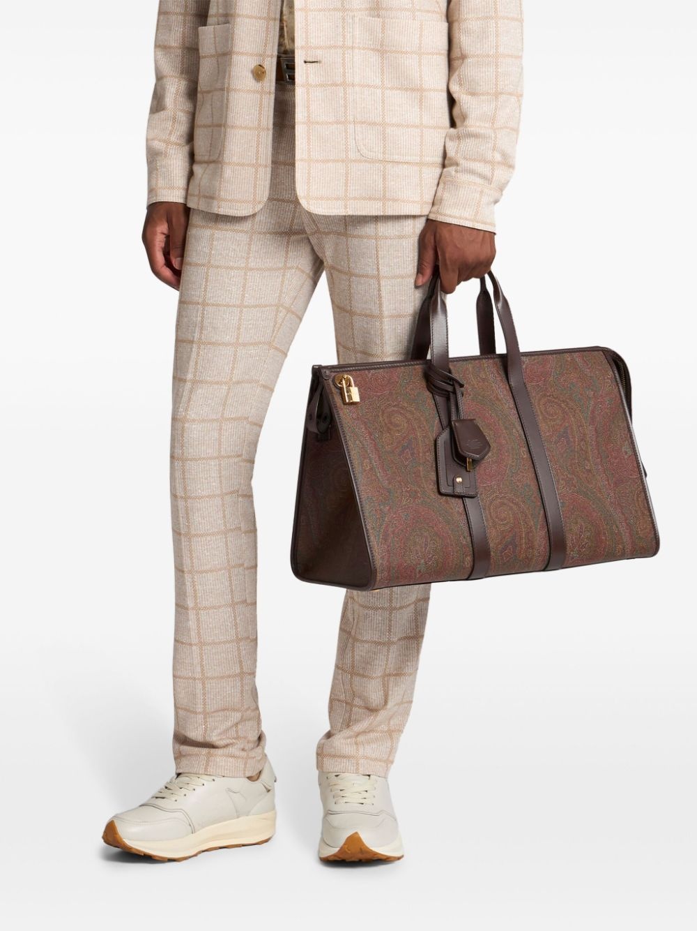 paisley-print travel bag - 2
