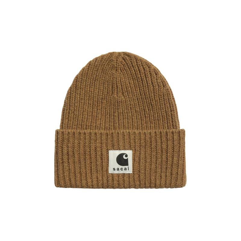 Carhartt WIP x Sacai Beanie 'Beige' 1