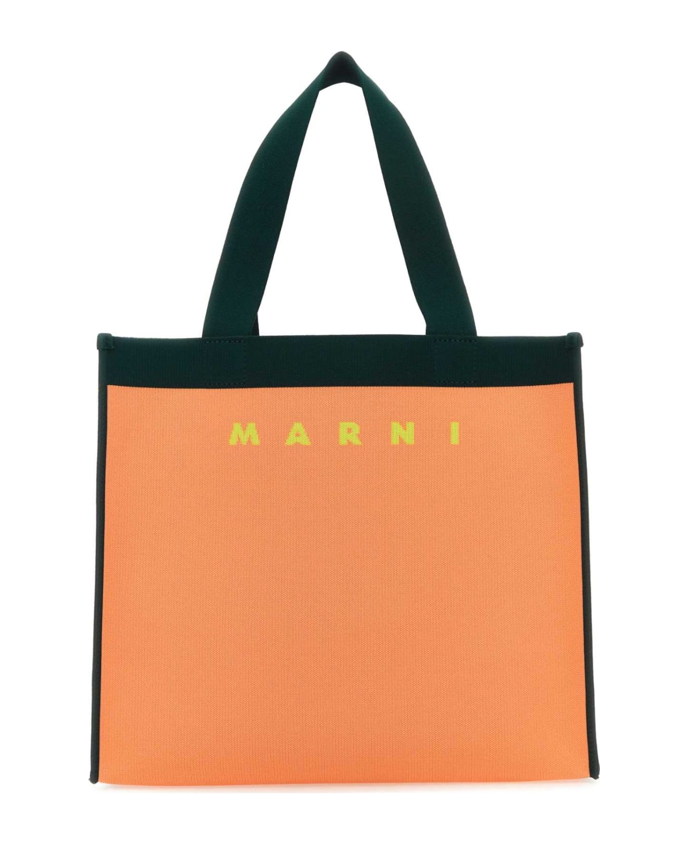 Two-tone Jacquard Shopping Bag - 1