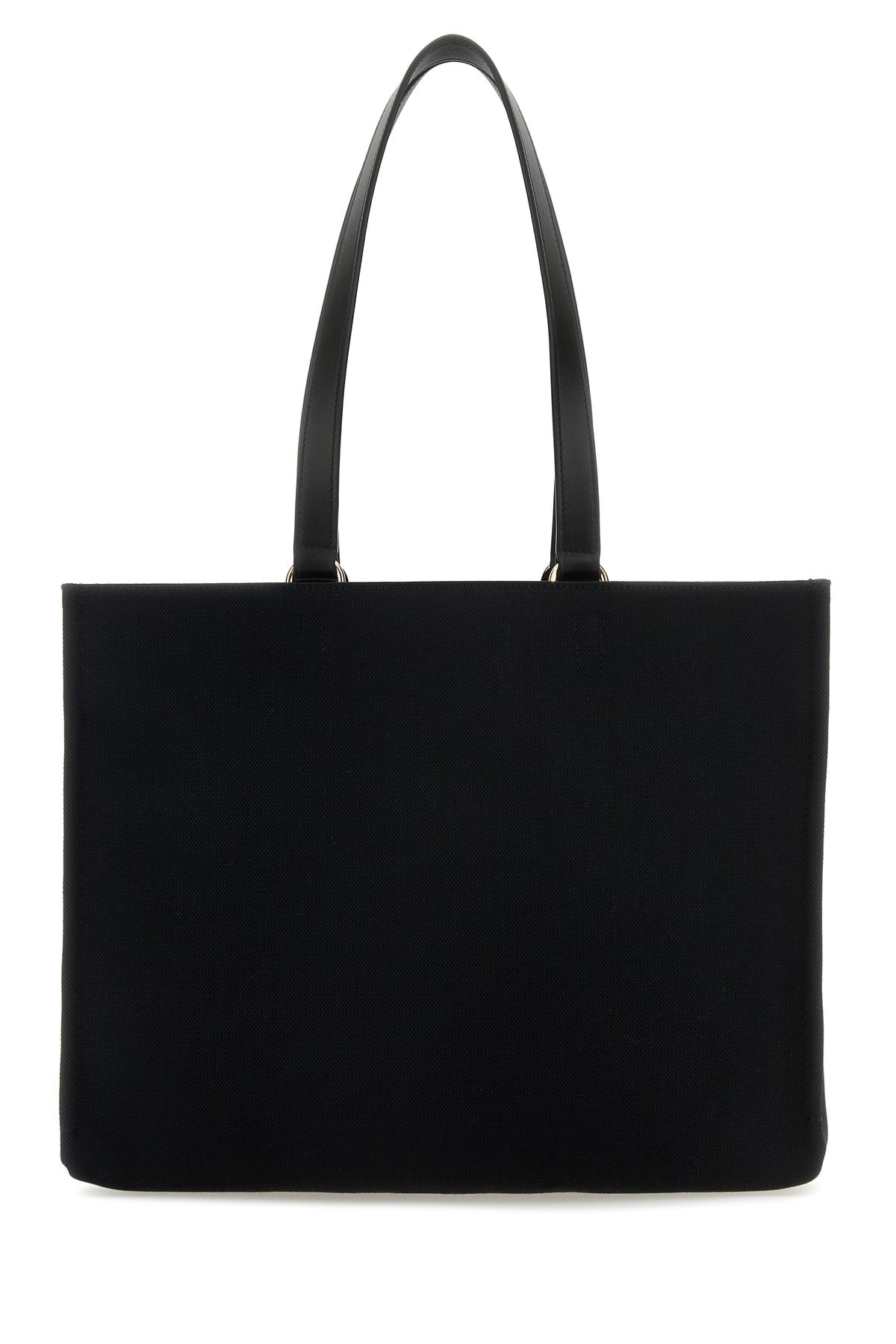 Black canvas shopping bag - 3