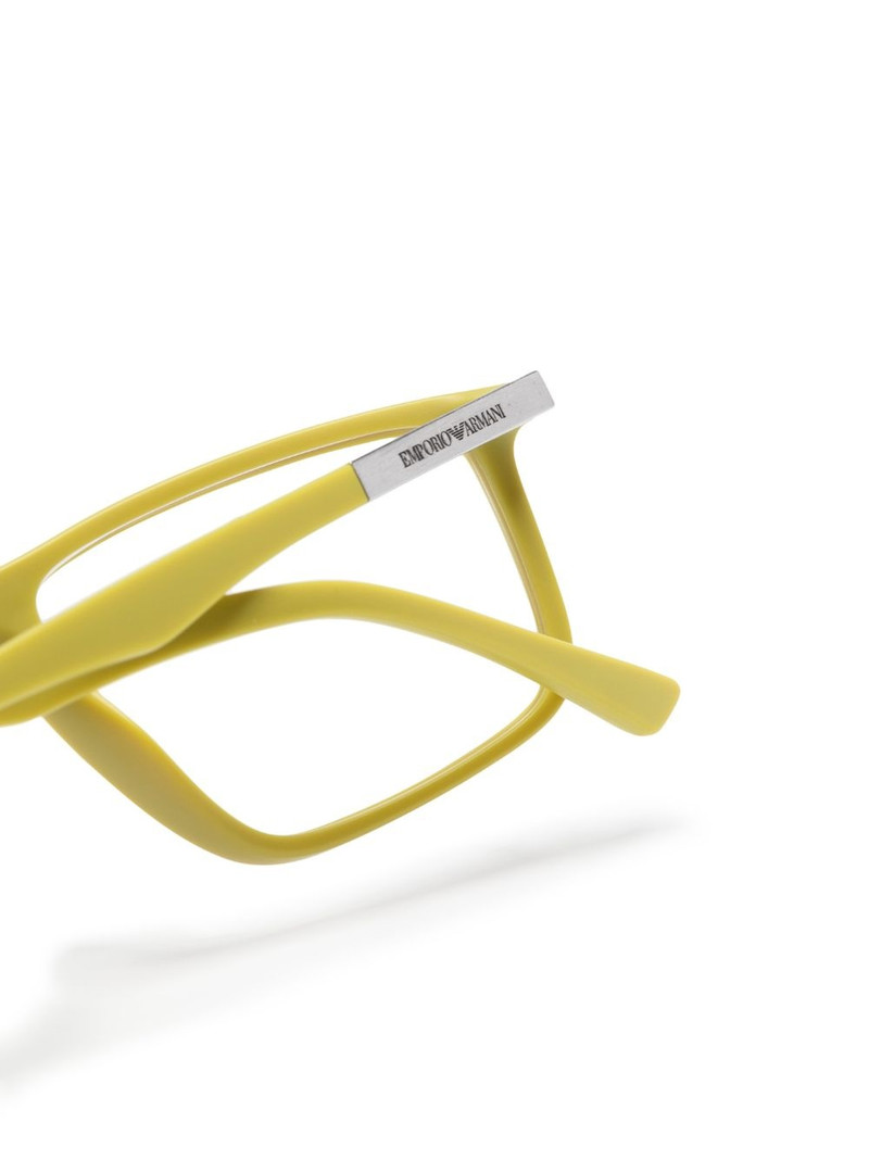 logo-plaque square-frame glasses 3