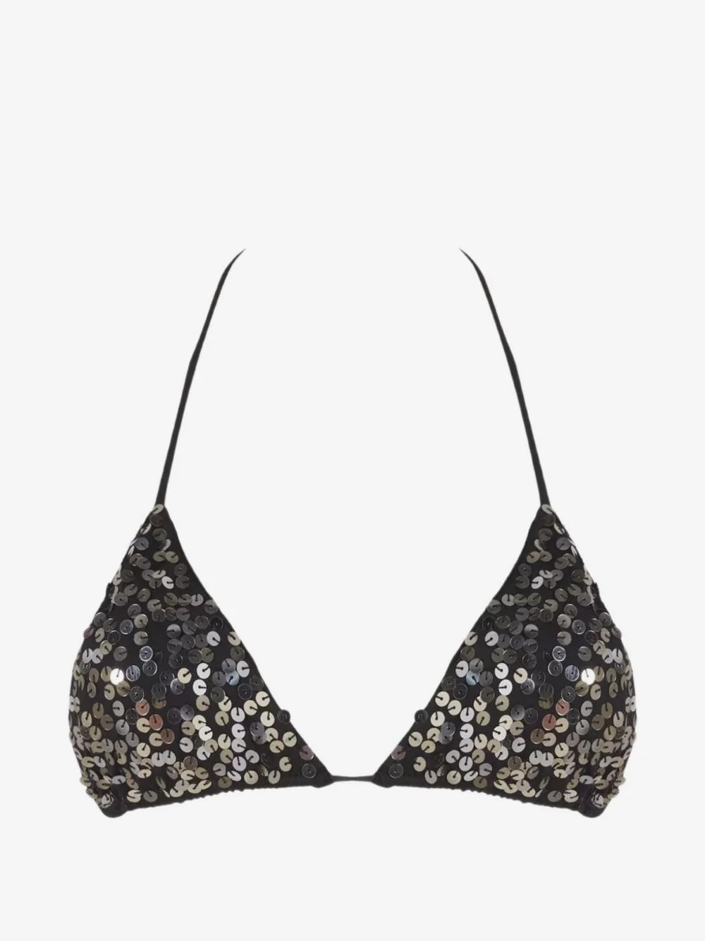sequin-embellished Scorpio bikini top - 1