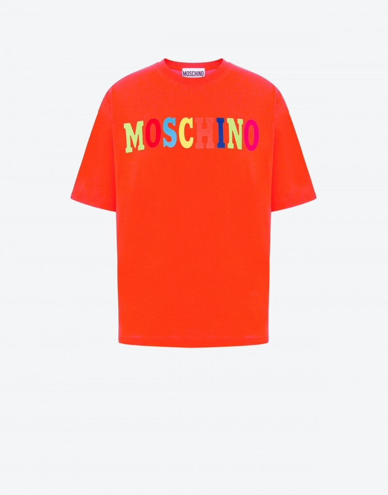 MULTICOLOUR LOGO ORGANIC JERSEY T-SHIRT 1