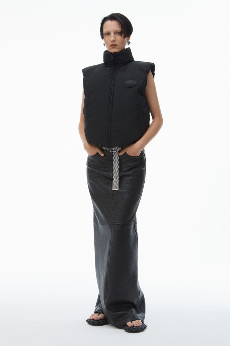 Alexander Wang Puffer Vest with Logo Patch outlook