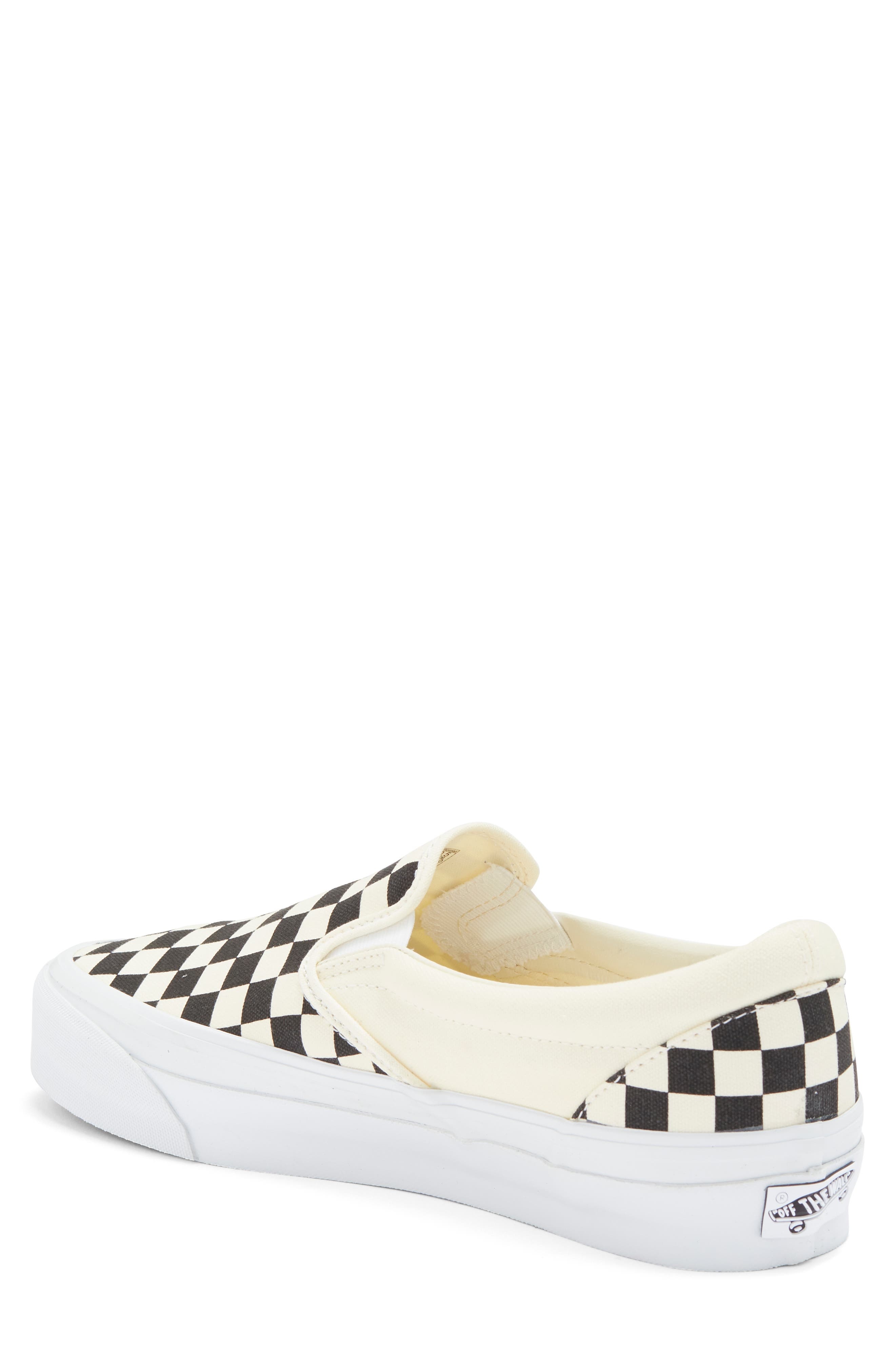 Vans Premium Authentic Reissue 98 Slip-On Sneaker in Checkerboard Black/Off White at Nordstrom - 2