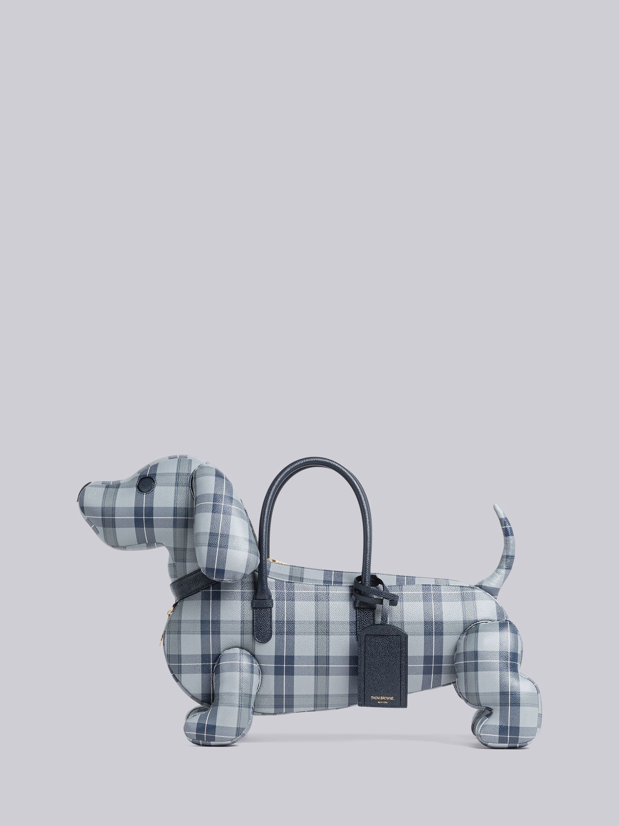 Tartan Pebble Grain Leather Hector Bag - 1