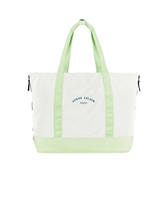 911X1 STONE ISLAND MARINA_RIP STOP PRISMATICO LIGHT GREEN - 1