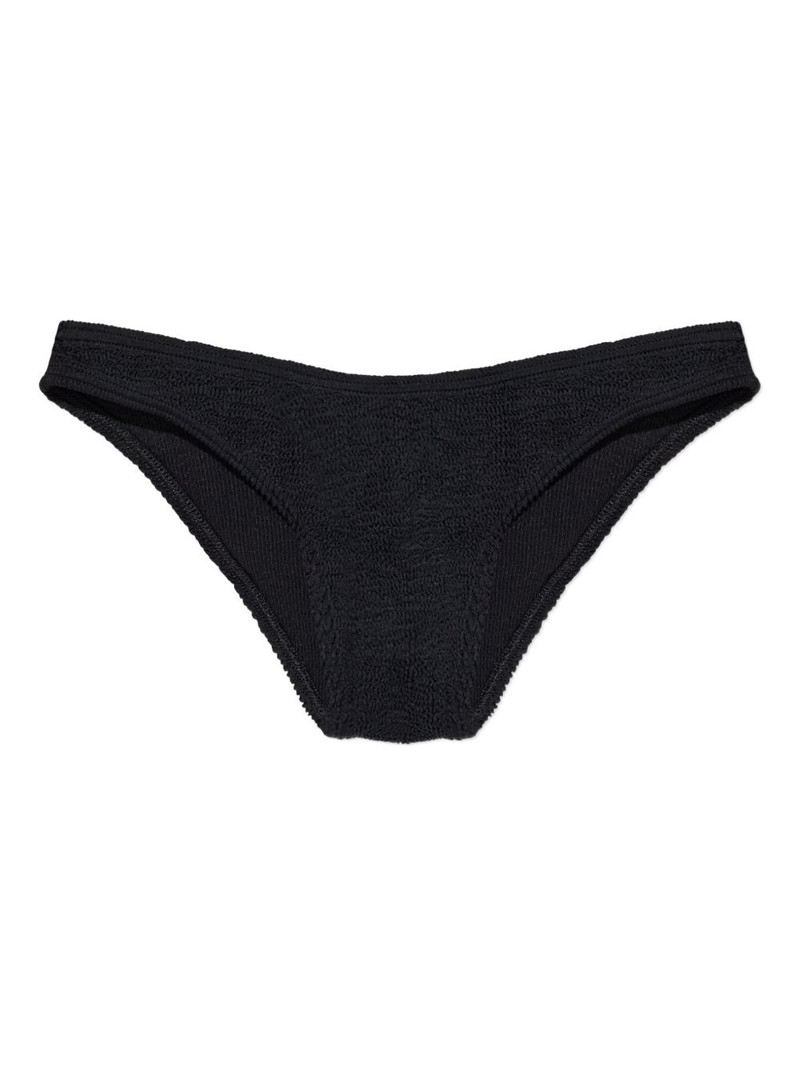 Sign textured bikini bottom 1