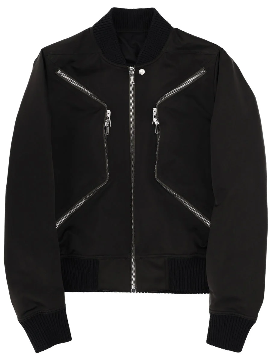 Rick Owens Men "Heizer Flight" Jacket - 1