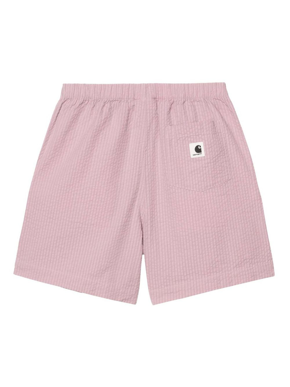 textured elastic-waist shorts - 2