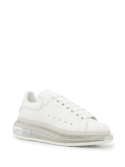 Alexander McQueen clear sole leather sneakers outlook