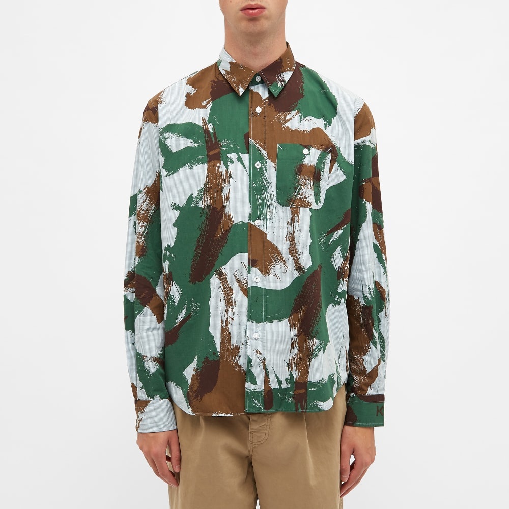 Kenzo Camo Paint Shirt - 4