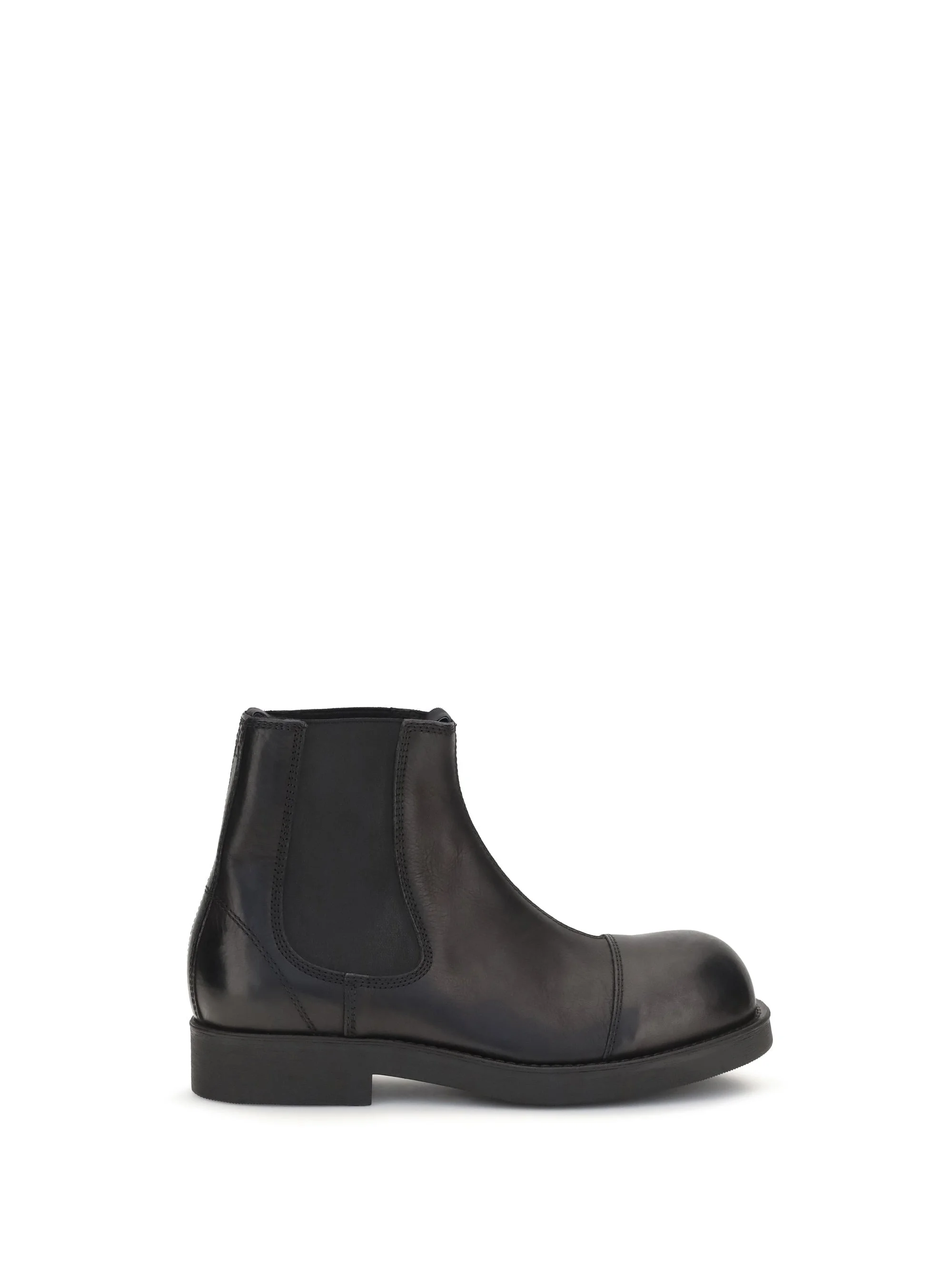 Mm6 Chelsea Biker Boots Black Men - 1