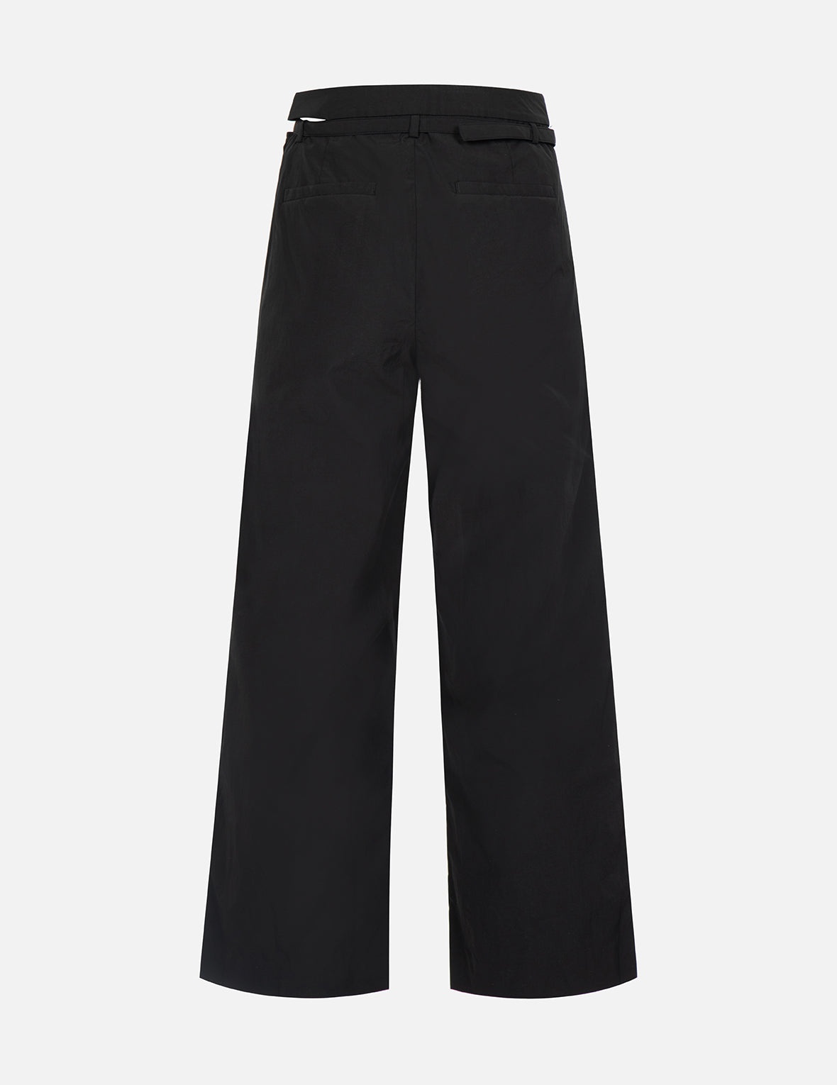 Cut-out Waist Straight-fit Pants - 2
