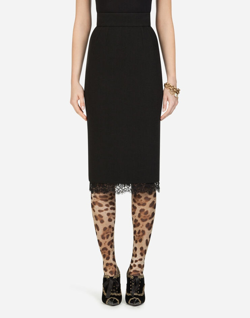 Basketweave midi skirt 1