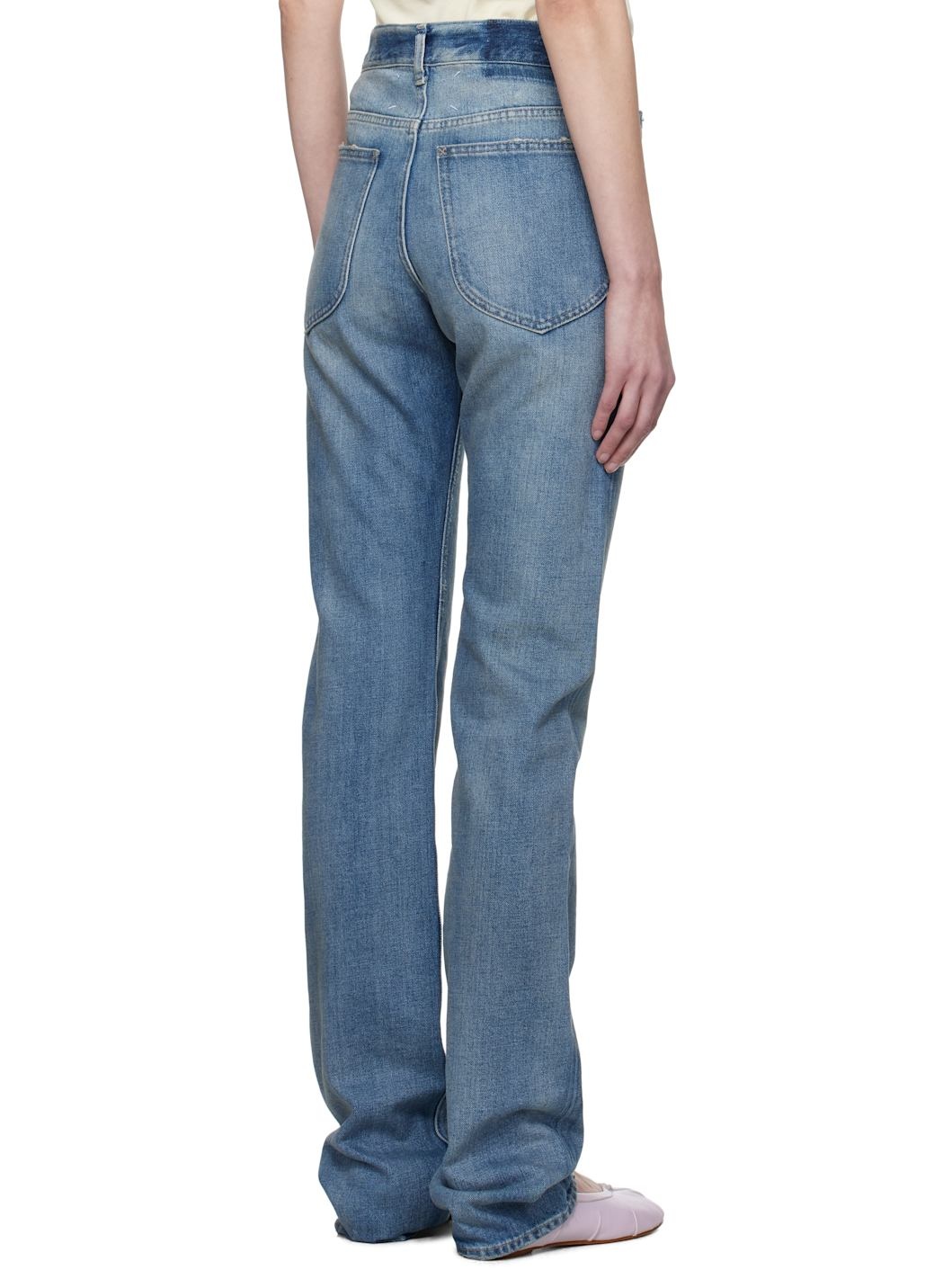 Blue 5 Pockets Jeans - 3